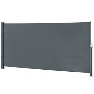 Szürke oldalsó teraszvédő 350x180 cm