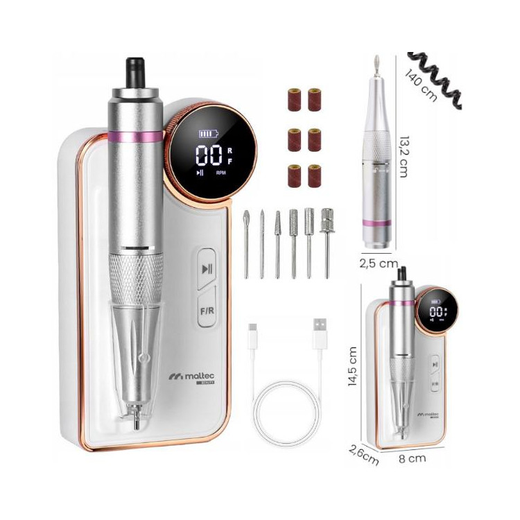 Maltec Beauty ND-6 körömvágó + vágófejek