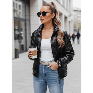 Fekete női bomberdzseki TY5292