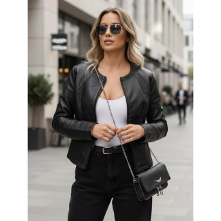 Rövid női bőrdzseki TY5565