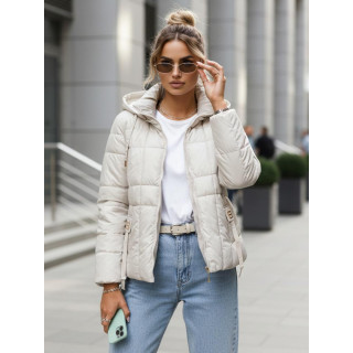 Világosszürke átmeneti női kabát TY5584