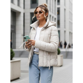 Világosszürke átmeneti női kabát TY5584