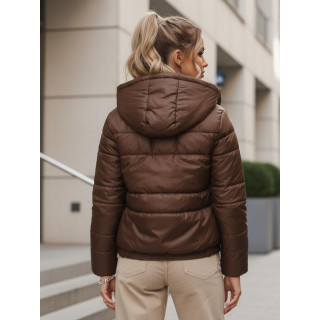 Női átmeneti kabát barna színben TY5590