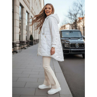 Női fehér steppelt mellény TY4886