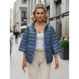 Női megfordítható kék kabát TY5527