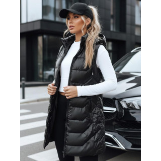 Steppelt fekete női mellény TY5259