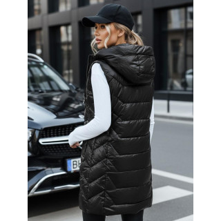 Steppelt fekete női mellény TY5259