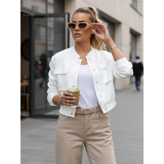 Fehér női bomberdzseki TY4305