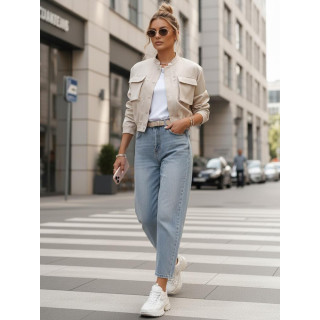 Női bézs színű bomberdzseki TY4306