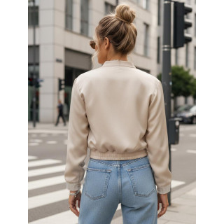 Női bézs színű bomberdzseki TY4306