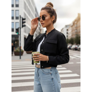 Fekete női bomberdzseki TY4307