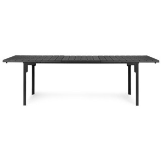 Kihúzható szürke kerti asztal 180-240 cm - 12 ülőhely