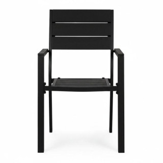 2 db-os fekete kerti szék szett