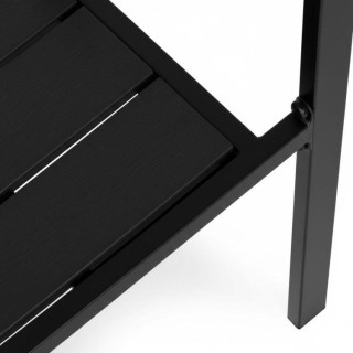 2 db-os fekete kerti szék szett