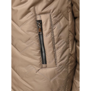 Bézs színű női steppelt kabát TY5609