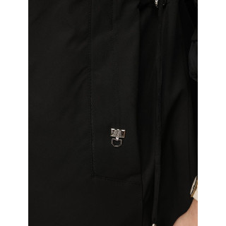 Átmeneti fekete női parka TY5626