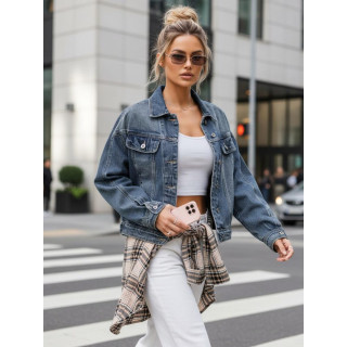 Női kék farmerdzseki TY5632