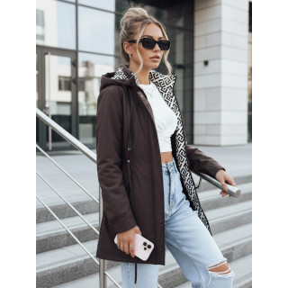 Barna női parka TY5392