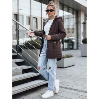 Barna női parka TY5392