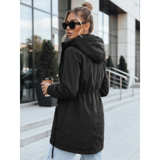 Női fekete parka TY5394