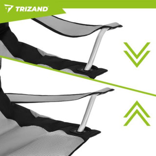 Fekete-szürke összecsukható horgászszék