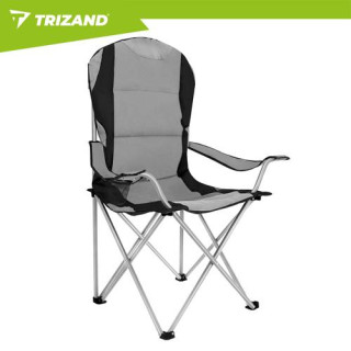 Fekete-szürke összecsukható horgászszék