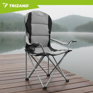 Fekete-szürke összecsukható horgászszék