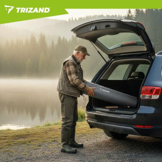 Fekete-szürke összecsukható horgászszék