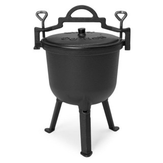 Zománcozott öntöttvas tűzrakó üst - 8L