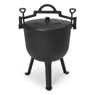 Zománcozott öntöttvas tűzrakó üst - 10 literes
