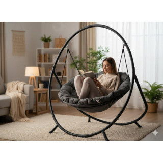 Sötétszürke függőfotel PATIO