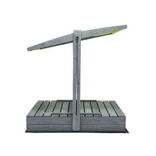 Lezárható, impregnált homokozó tetővel és UV-szűrővel - 120x120 cm