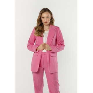 Elegáns rózsaszín női kabát