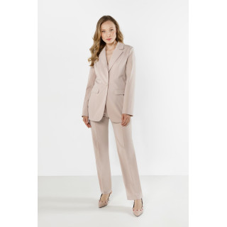 Elegáns női bézs kabát