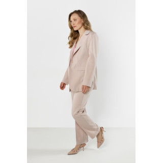 Elegáns női bézs kabát