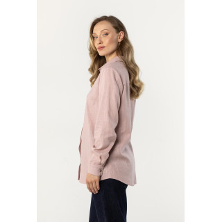 Rózsaszín női vászon ing