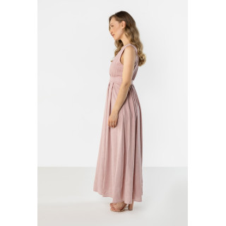 Női vászonruha rózsaszínben