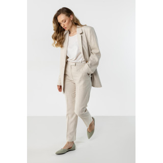 Női vászonnadrág bézs színben