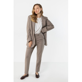 Női sötét bézs vászonnadrág