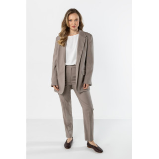 Női sötét bézs vászonkabát