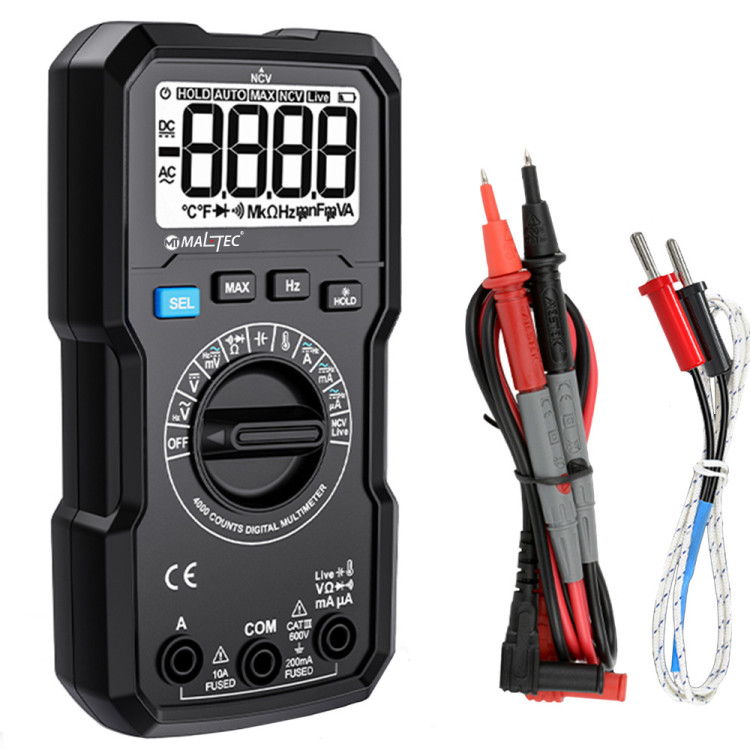 MalTec MasterMultimeter árammérő + kábelek