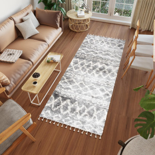 Shaggy szőnyeg, sötétszürke színben