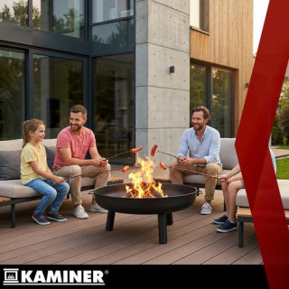 Kerti tűzrakóhely fogantyúkkal - 80 cm