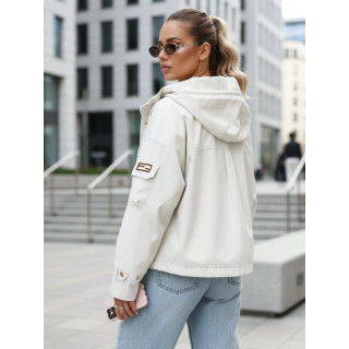 Bézs színű női átmeneti kabát TY5634