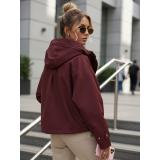 Női átmeneti bordó kabát TY5635