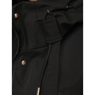 Női fekete átmeneti kabát TY5636