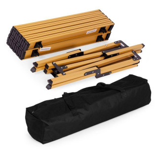 Összecsukható kempingasztal táskával - 120x60 cm