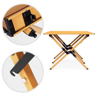 Összecsukható kempingasztal táskával - 120x60 cm