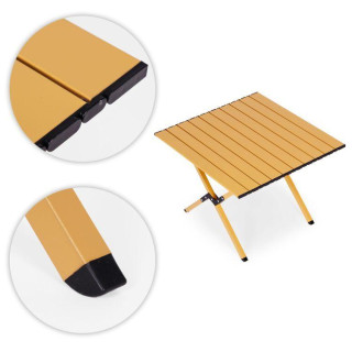 Összecsukható kempingasztal táskával - 60x60 cm