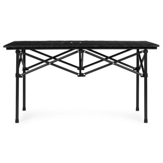 Összecsukható fekete kempingasztal táskával - 95x55 cm